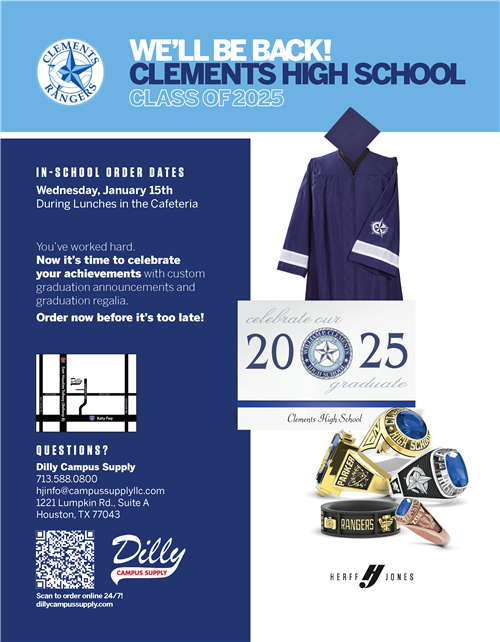 Cap and Gown January Flyer